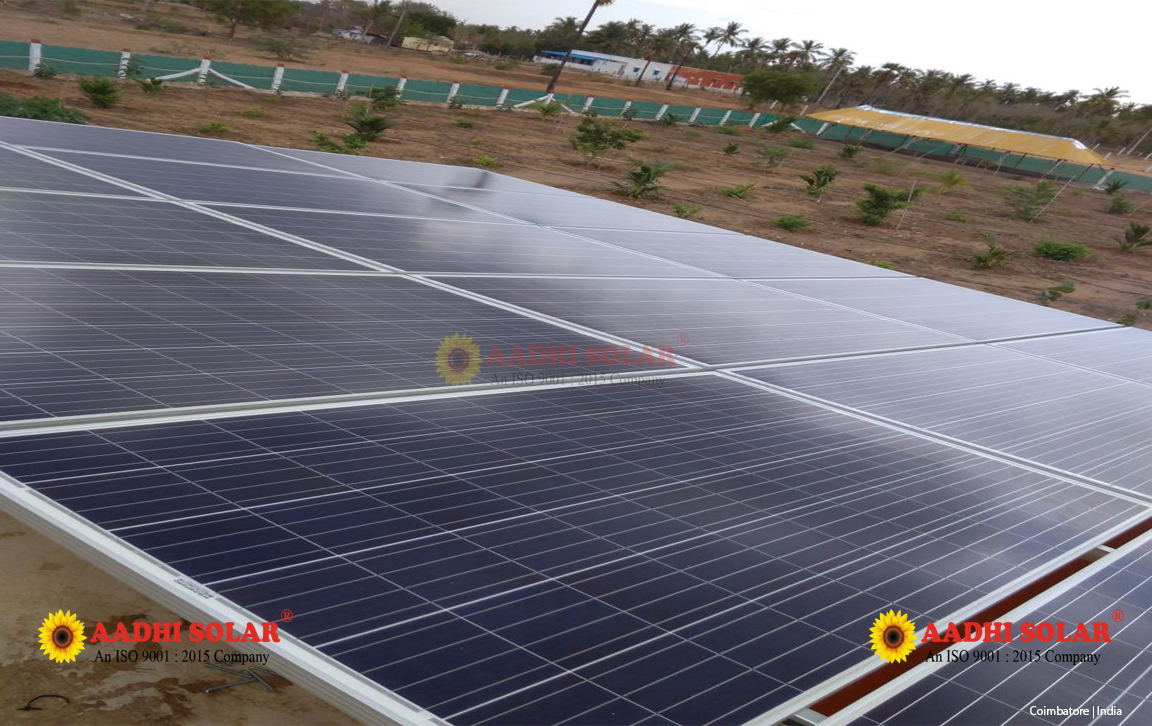 Aadhi Solar Power Plant On Grid